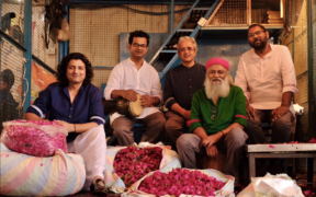 Indian Ocean band members posing for a photo