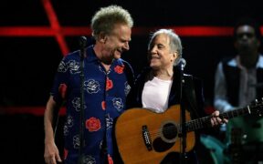 Simon and Garfunkel onstage in 2009: Art Garfunkel says that performing again with Paul Simon would be "irresistible" if the conditions were right