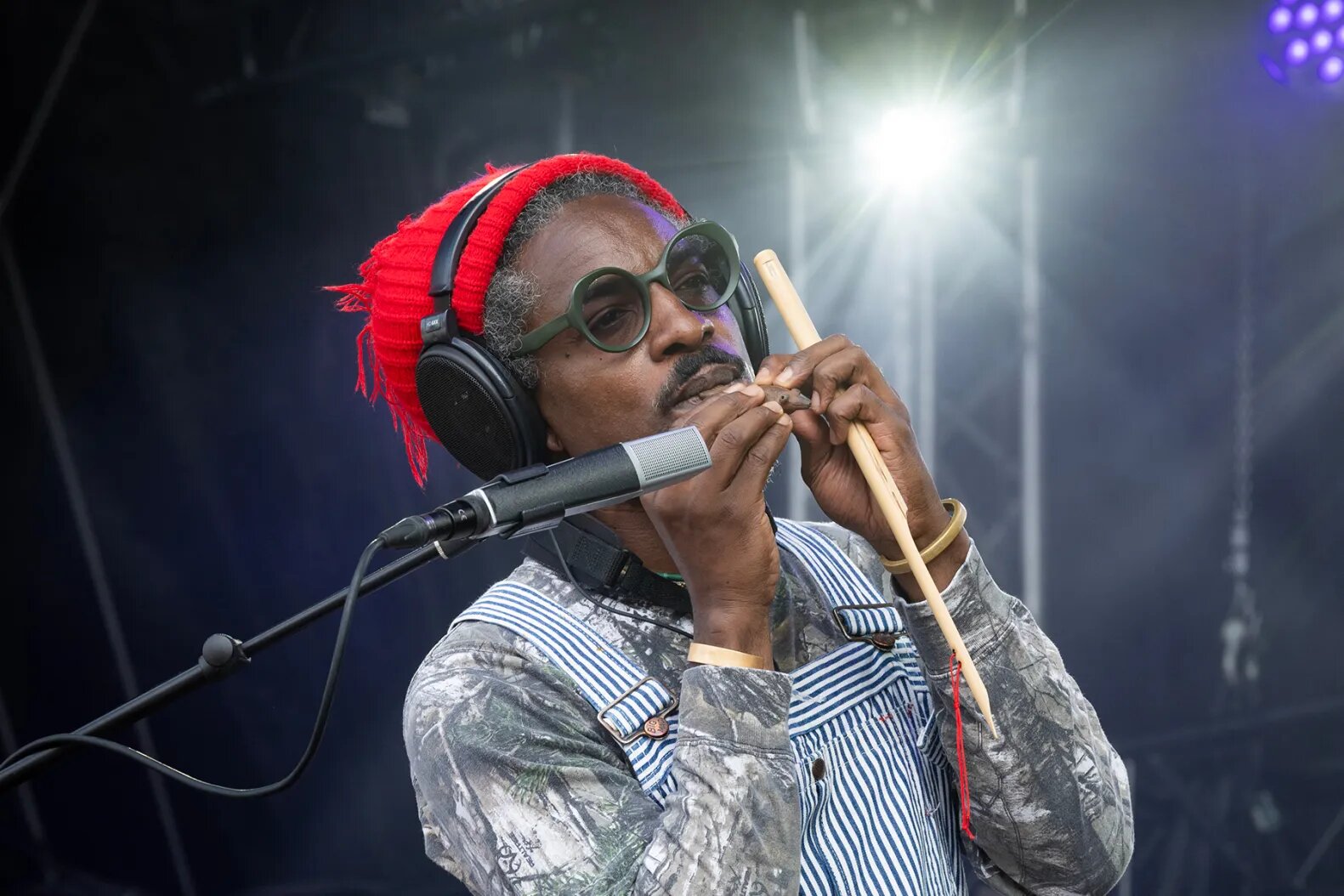 Andre 3000 on Aug. 9, 2024 in Copenhagen