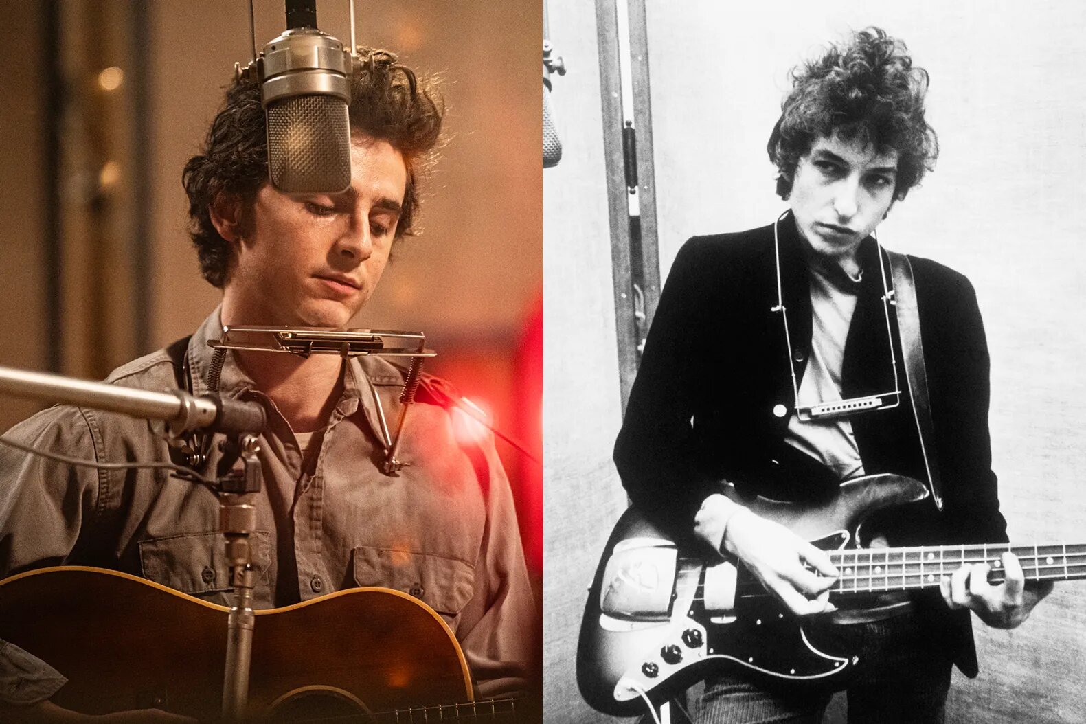 Bob Dylan's fingerprints are all over the Timothée Chalamet-starring biopic 'A Complete Unknown"