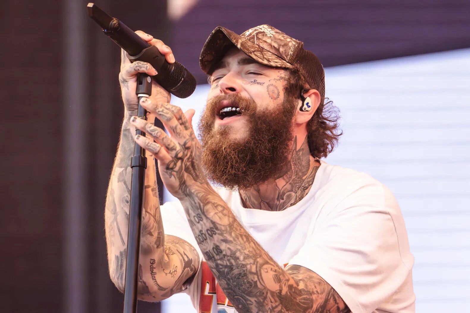 Post Malone performs at Outside Lands Festival 2024 in San Francisco