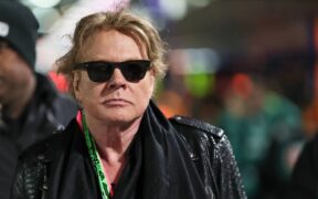 Axl Rose at the F1 Grand Prix in Las Vegas, NV