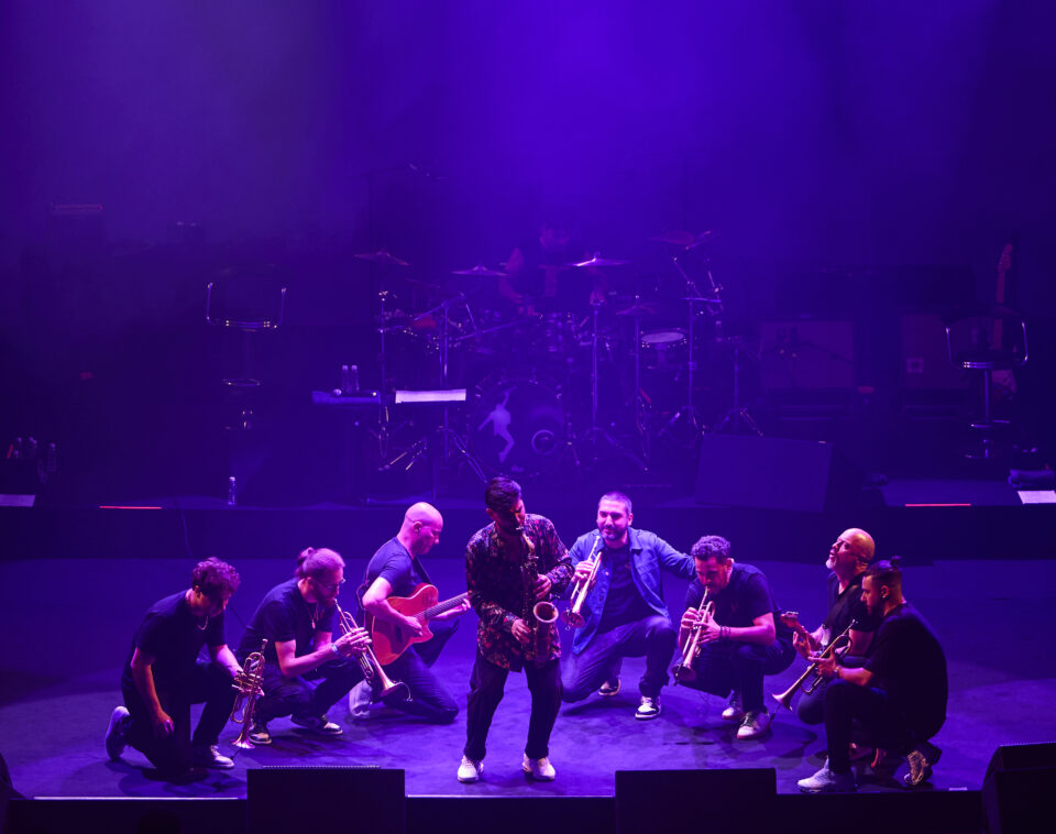 Ibrahim Maalouf and his band members