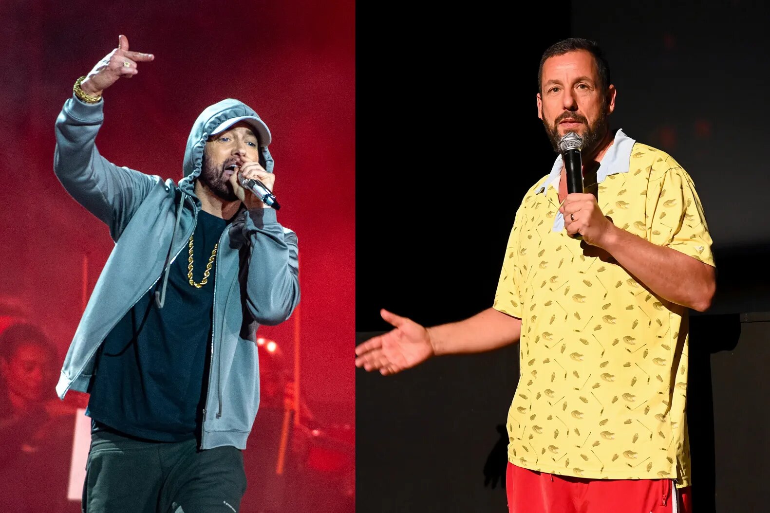 Eminem and Adam Sandler