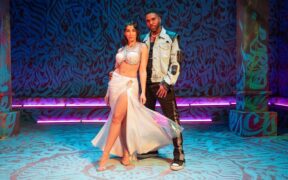 Nora Fatehi and Jason Derulo pose for a photo