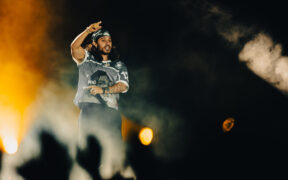 Russ performs on stage at MDLBEAST Soundstorm 2024 festival in Riyadh, Saudi Arabia.