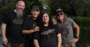 Members of German metal band Tankard