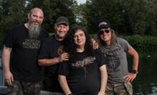 Members of German metal band Tankard