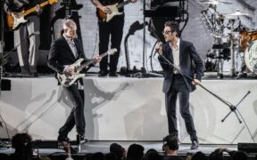 The 1975 perform at the 2024 iHeartRadio ALTer EGO festival in Anaheim, California