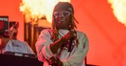 Lil Wayne performs during the AT&T Playoff Playlist Live! concert