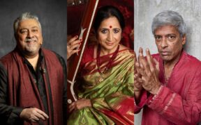 Artists Ranjit Barot, Aruna Sairam and Trilok Gurtu