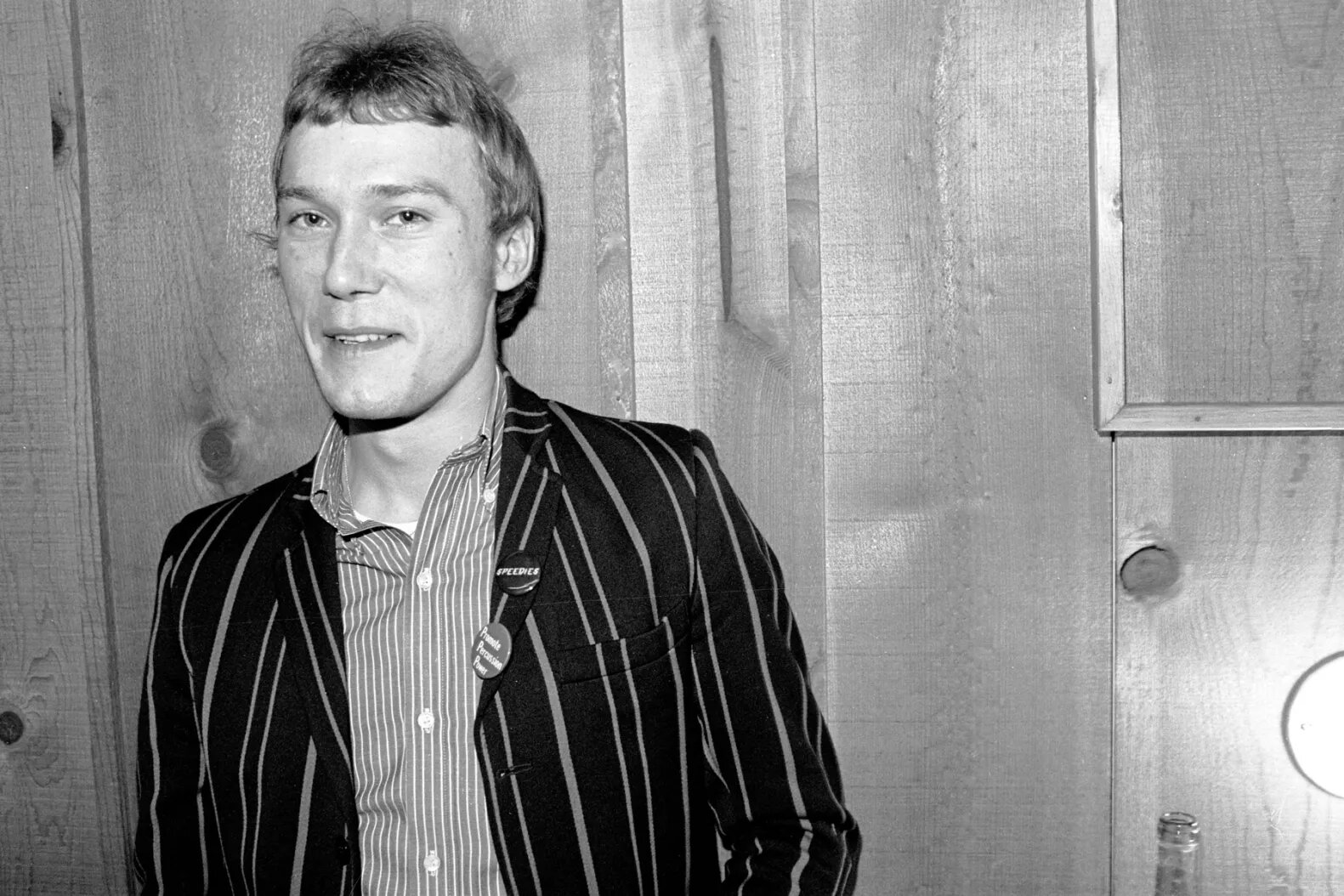 Rick Buckler from The Jam posed in New York