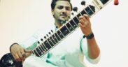 Ayaz Khan Kalavant playing sitar