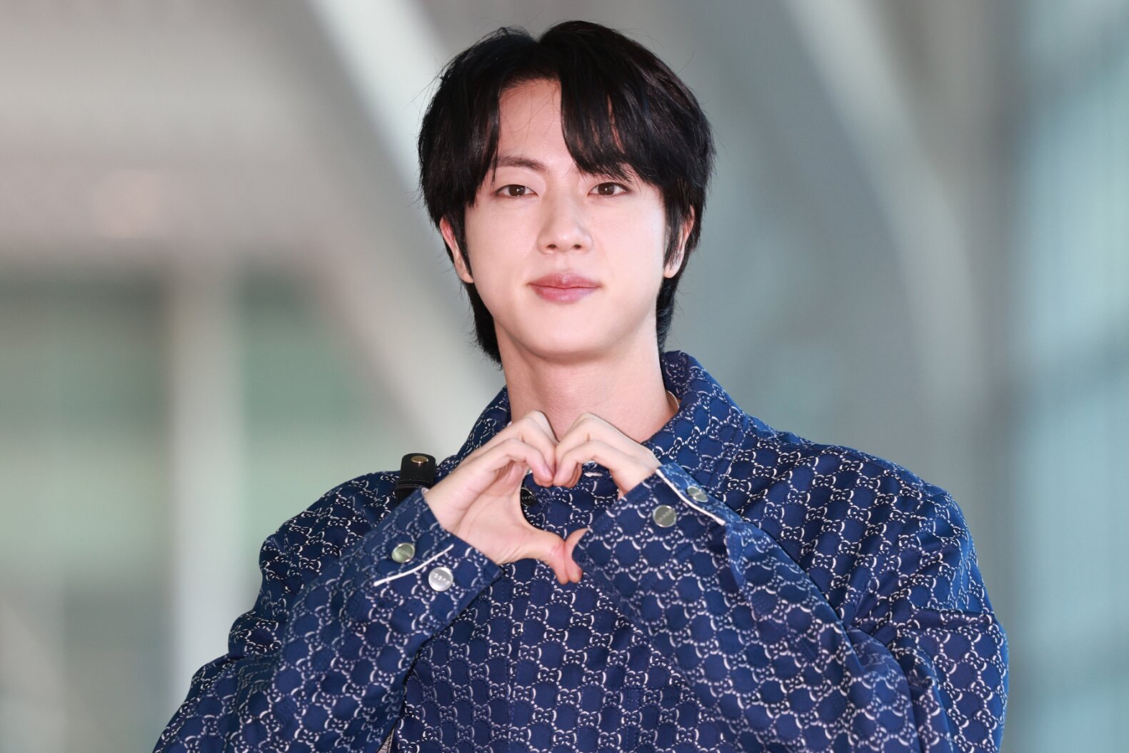 Jin of BTS on February 23, 2025 in Incheon, South Korea