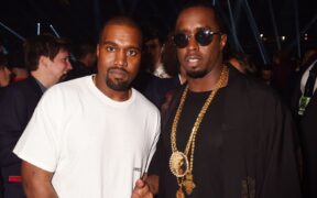 Kanye West and Sean "Diddy" Combs at the 2016 MTV Video Music Awards