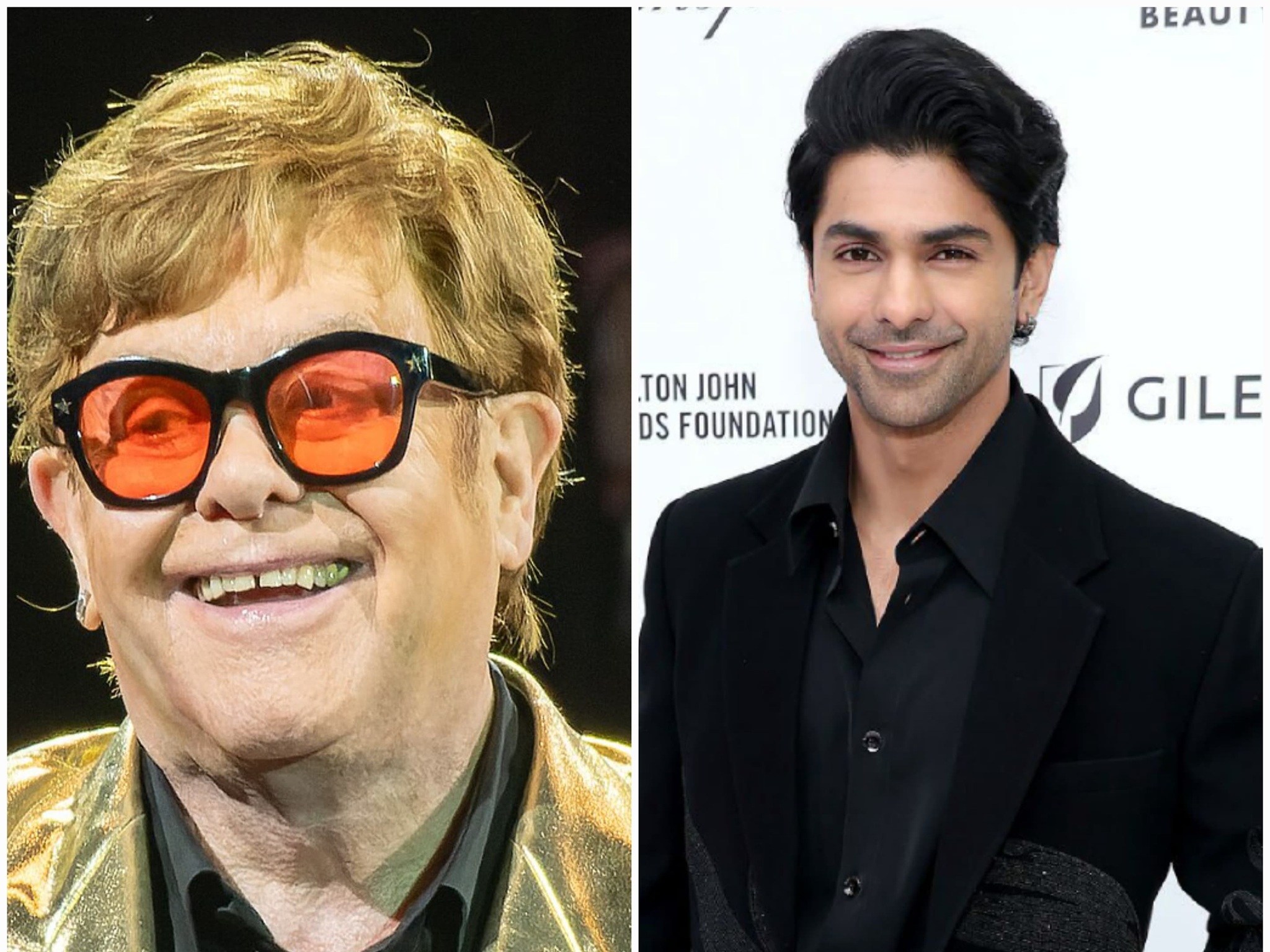 Elton John and Taha Shah Badussha