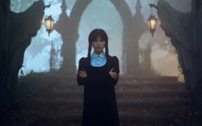 Jenna Ortega as Wednesday in episode 206