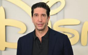 US actor David Schwimmer arrives for Disney's 2024 Upfront presentation at North Javits Center in New York