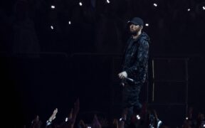 Eminem performing at the 2024 MTV Video Music Awards