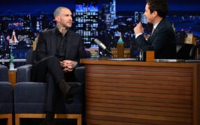 Adam Levine and Jimmy Fallon on 'The Tonight Show.'