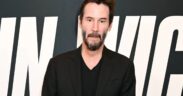 Keanu Reeves attends the "John Wick" 10th Anniversary Fathom Screening at AMC Century City 15 in Los Angeles