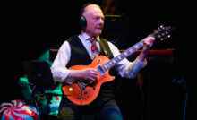 Robert Fripp performing in London in December 2024