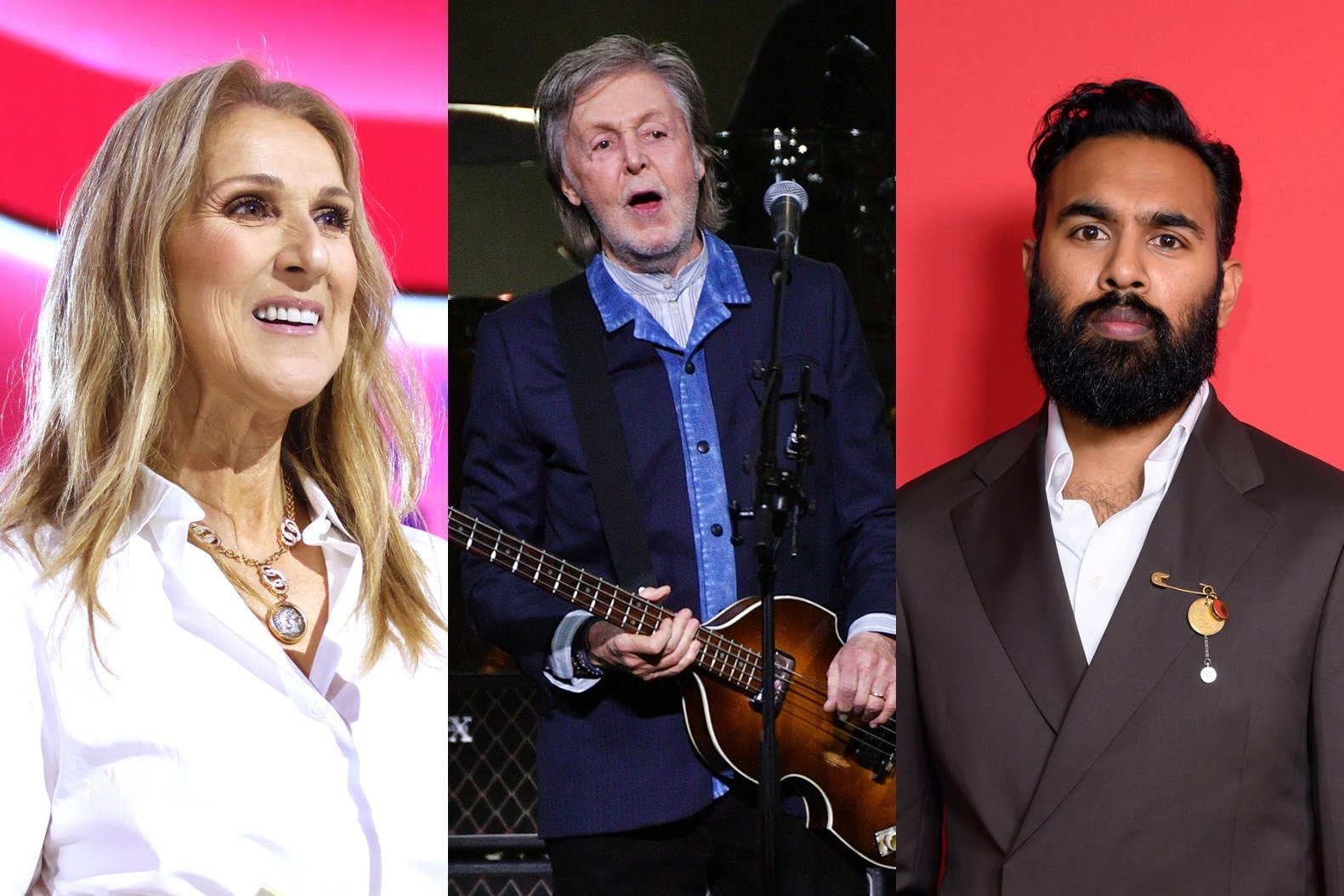 Paul McCartney, Celine Dion and Himesh Patel