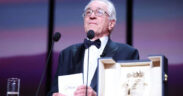 Robert De Niro accepts honorary Palme d'Or onstage at Cannes Film Festival in Cannes, France