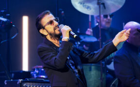 Ringo Starr performing at 'Ringo & Friends at the Ryman' in March 2025