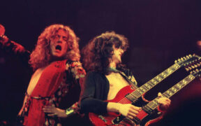 Robert Plant and Jimmy Page of Led Zeppelin