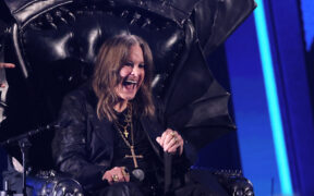 Ozzy Osbourne at the 2024 Rock & Roll Hall of Fame Induction Ceremony