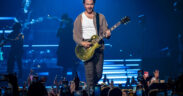 Kevin Jonas of Jonas Brothers Perform at Forum di Assago in Milan, Italy