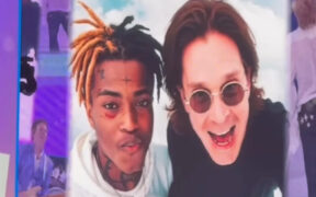 Image from Rod Stewart's recent "Forever Young" performance