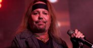 Vince Neil performing at the Downtown Las Vegas Events Center in Las Vegas