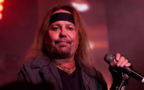 Vince Neil performing at the Downtown Las Vegas Events Center in Las Vegas