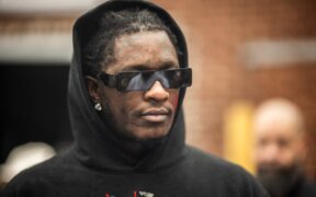 Young Thug attends a Back-to-School Event at Hosea Helps on in Atlanta, Georgia.