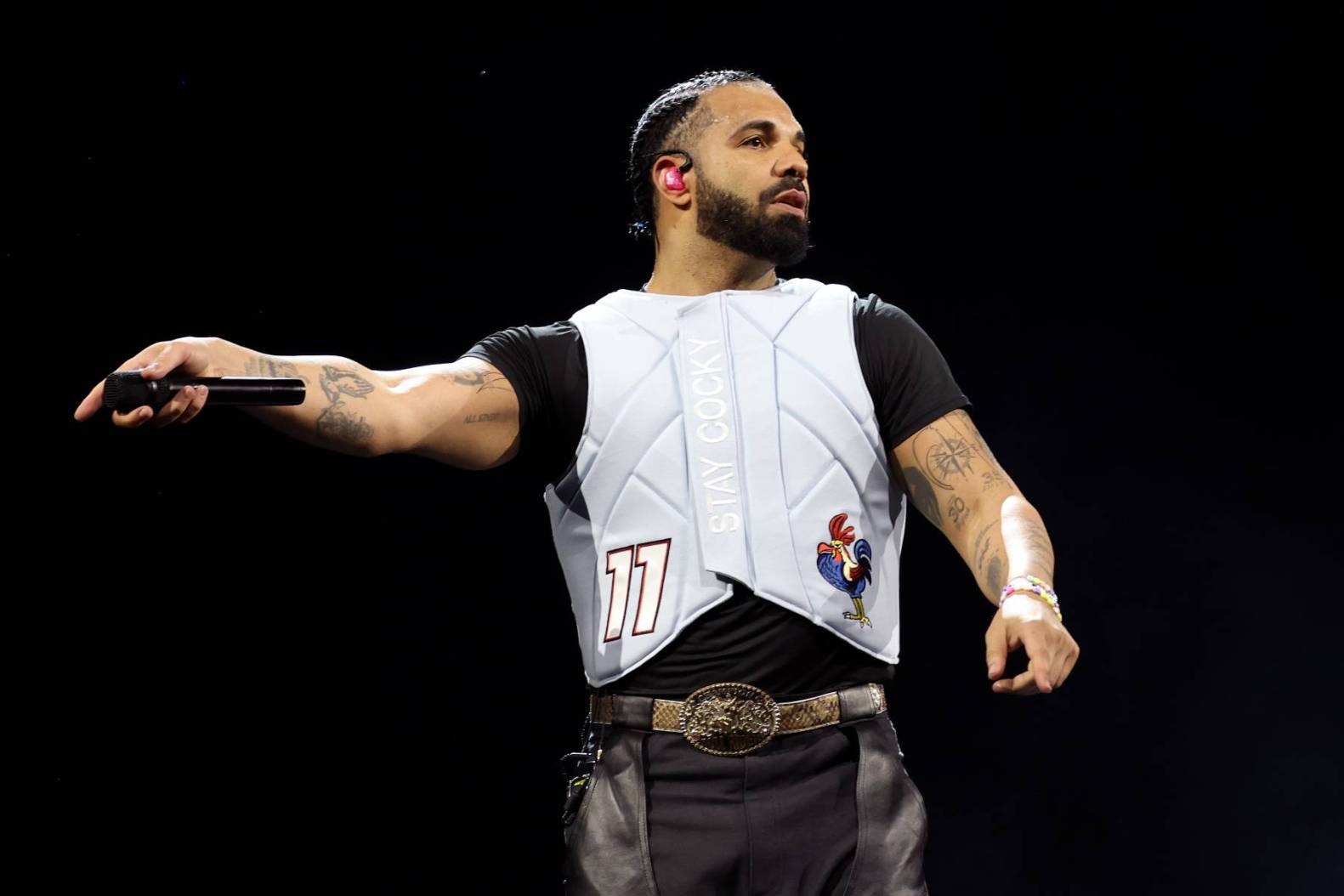 Drake performs at Wireless Festival 2025 in London