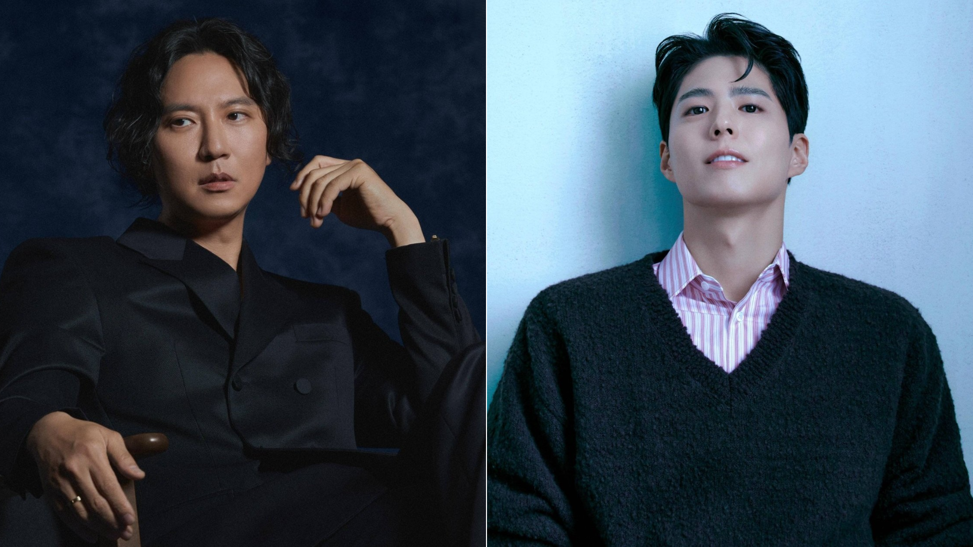 Kim Nam-gil and Park Bo-gum photo collage