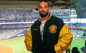 Drake during Game One of the 2025 World Series
