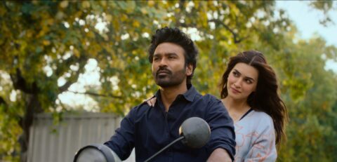 Dhanush and Kriti Sanon in Tere Ishk mein