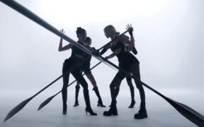 Blackpink in a still from "Go"